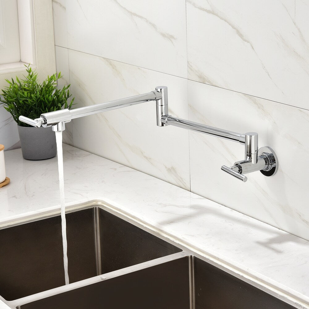 Phoenix Wall-Mounted Pot Filler in Chrome