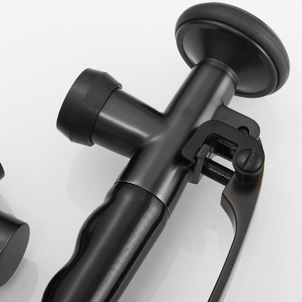 Stellar Double Handle Pull Down Kitchen Sink Faucet in Oil Rubbed Bronze