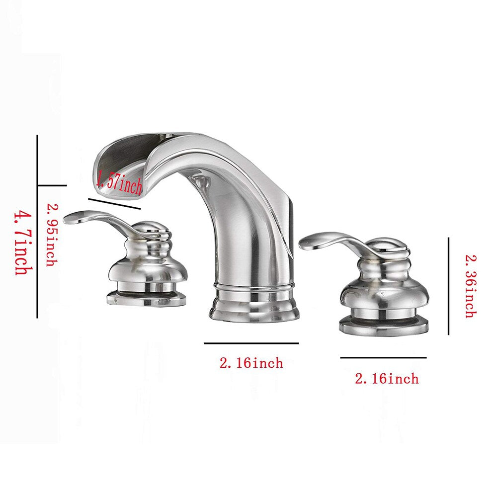 Element 8 inch 2-Handle Bathroom Faucet in Brushed Nickel