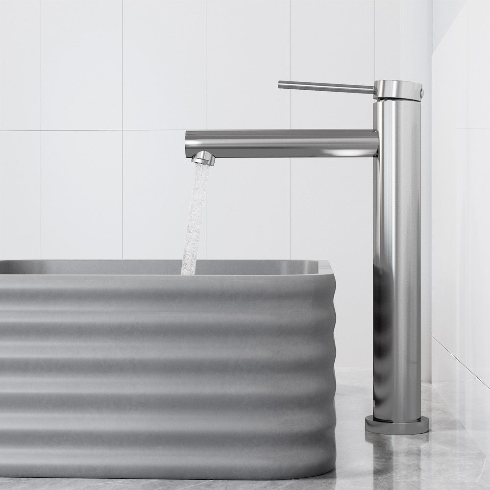 Jewel 11 in. Single Hole Single Handle Vessel Bathroom Faucet in Chrome
