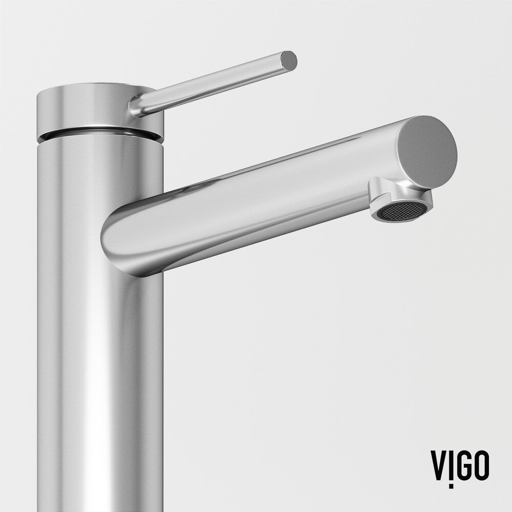 Jewel 11 in. Single Hole Single Handle Vessel Bathroom Faucet in Chrome