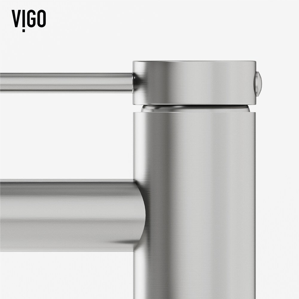Jewel 6 in. H Single Hole Single Handle bathroom Bathroom Faucet in Brushed Nickel
