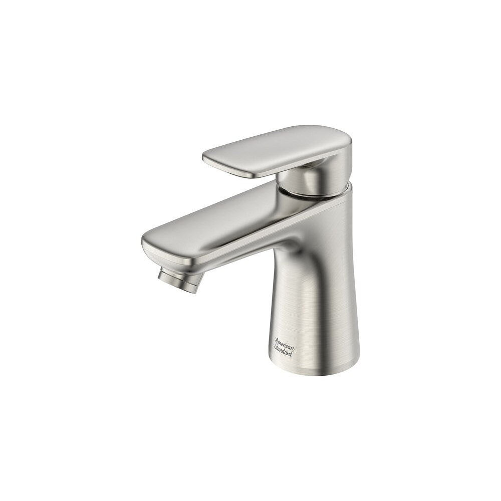 Aspirations Single-Handle Petite Bathroom Faucet With Lever Handle in Brushed Nickel