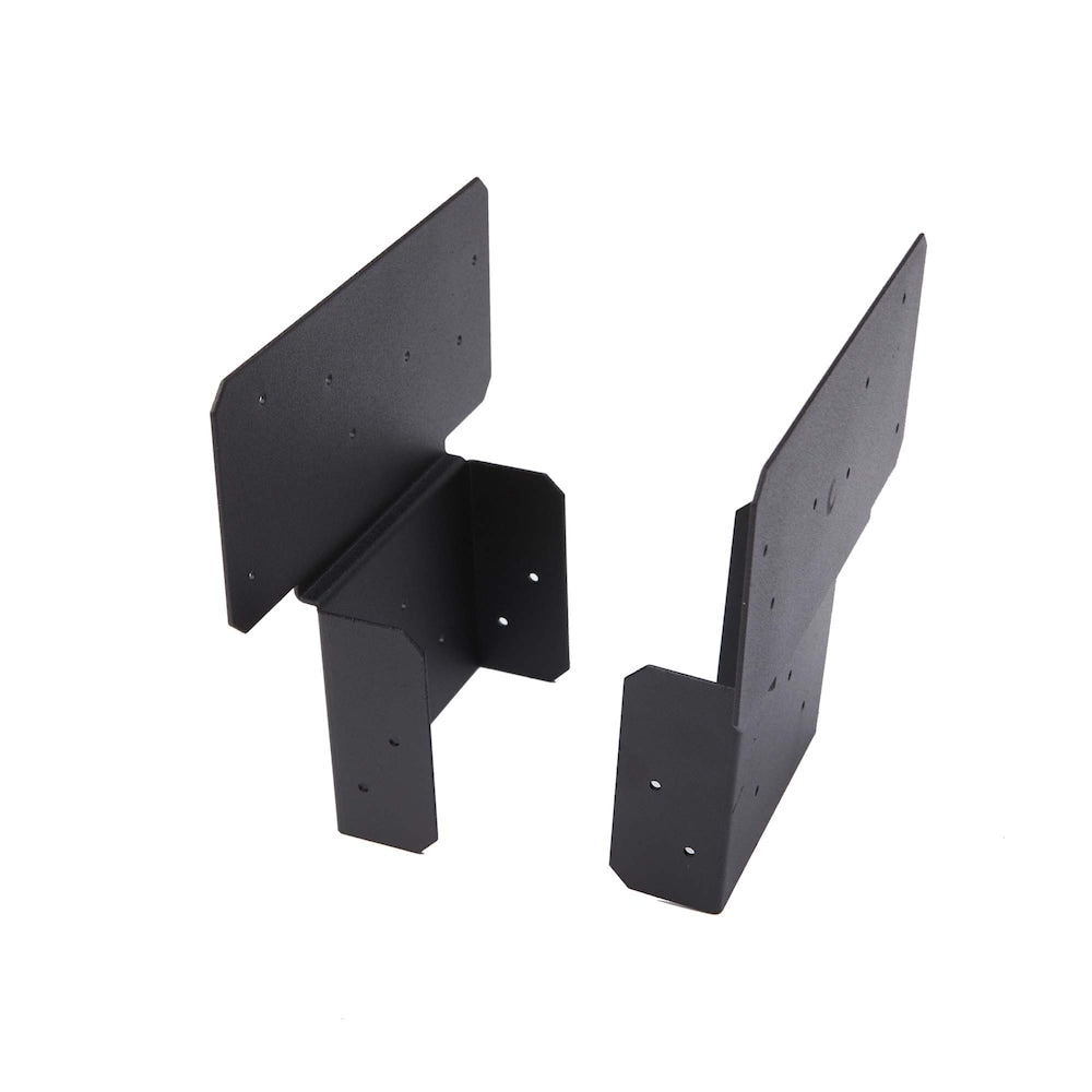Evolution Steel Deck Framing Double Beam/Post Bracket Black