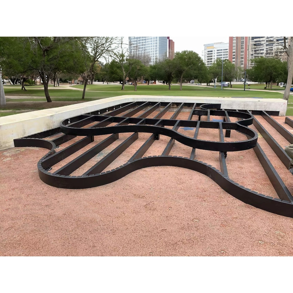 Evolution 5/8" Steel Deck Framing Joist Bracket Black