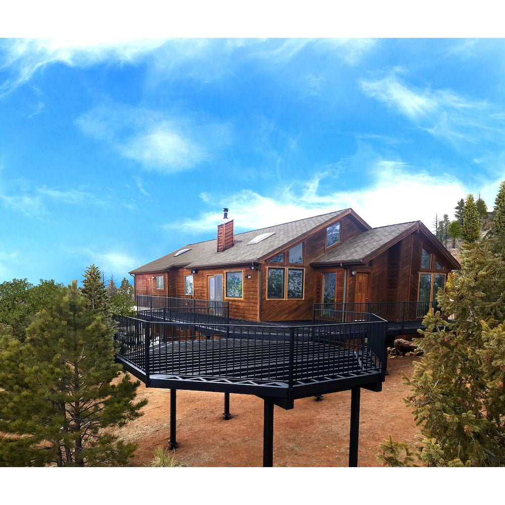 Evolution Steel Deck Framing Double Beam/Post Bracket Black