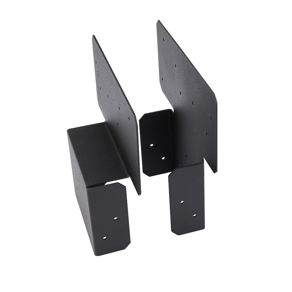 Evolution Steel Deck Framing Single Beam to Post Bracket Black