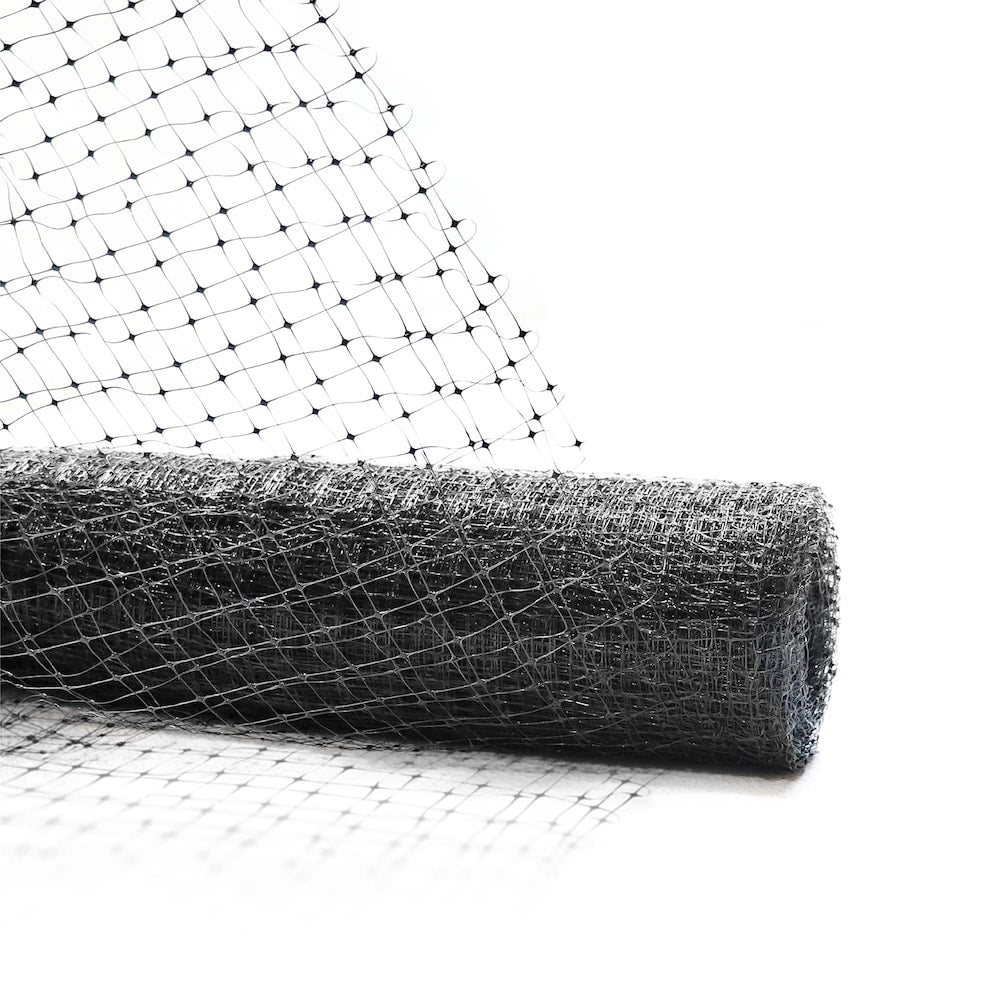 7-feet. x 100-feet. Black Deer Net with 3/4-inch Mesh, weight 1.5lb