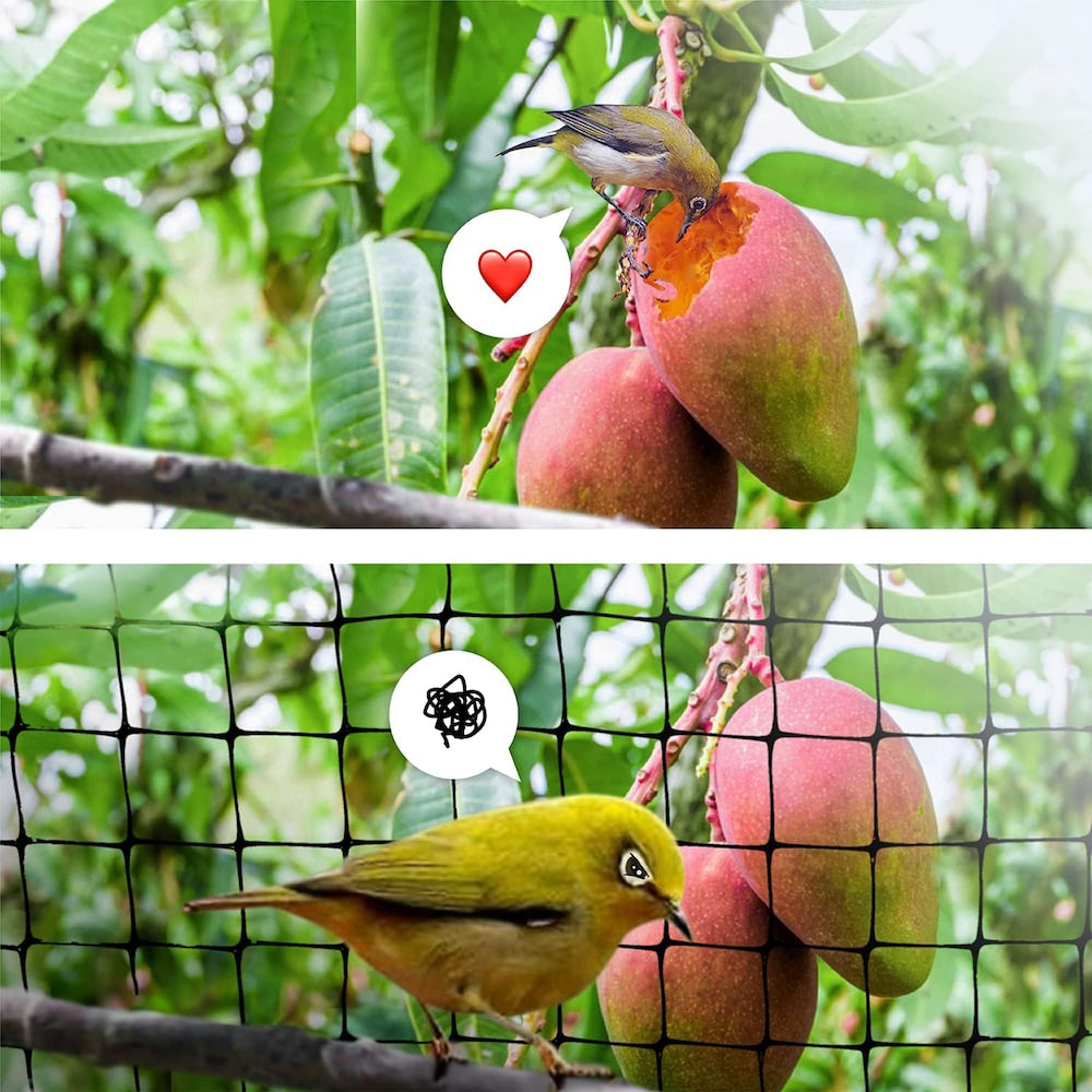 7-feet. x 100-feet. Black Deer Net with 3/4-inch Mesh, weight 1.5lb