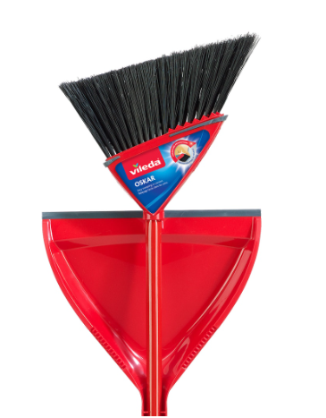 Vileda Oskar Broom with Dustpan