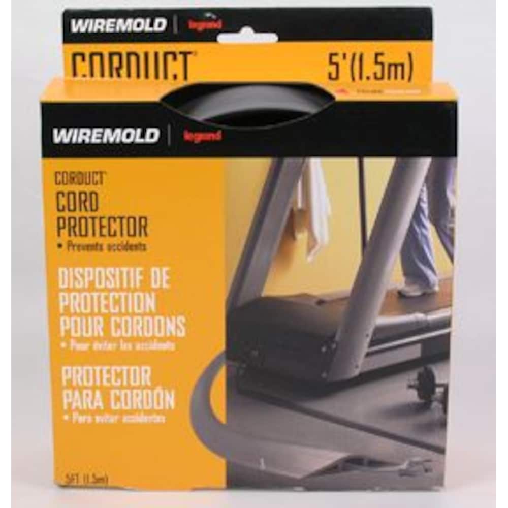 Corduct Conduit de câble de sol de 5 pieds en gris