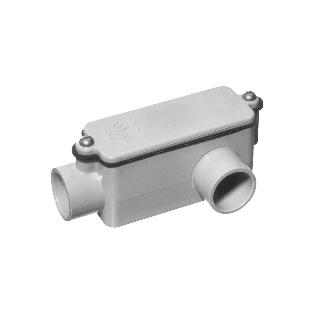 Schedule 40 PVC conduit body 1/2 in.