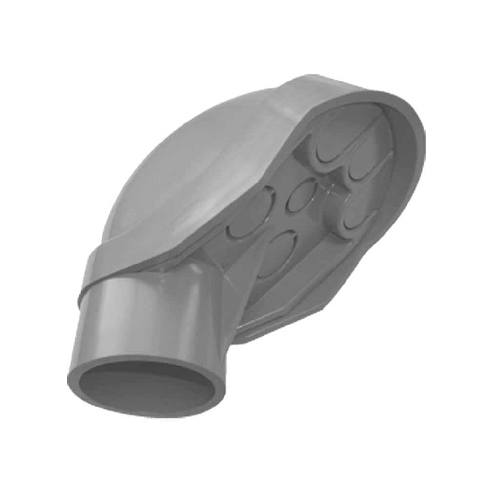 Schedule 40 PVC entrance cap 1-1/4 in.