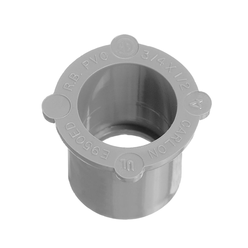 Schedule 40 PVC reducing bushing 1-1/2 in. to 1-1/4 in.