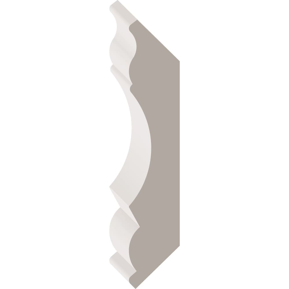 5/8-inch x 3 5/16-inch Colonial MDF Primed Fibreboard Ogee Crown Moulding
