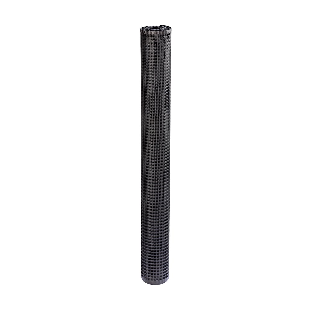 Clôture en plastique noir de 15 pi L x 36 po H avec maille de 1/2 po x 1/2 po