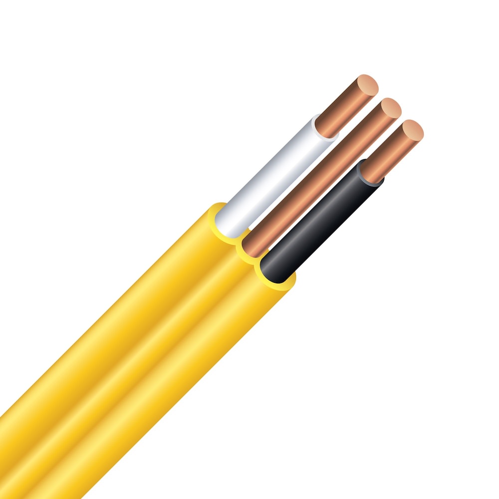 12/2 NMD90 30M Romex SIMpull Electrical Wire - Yellow