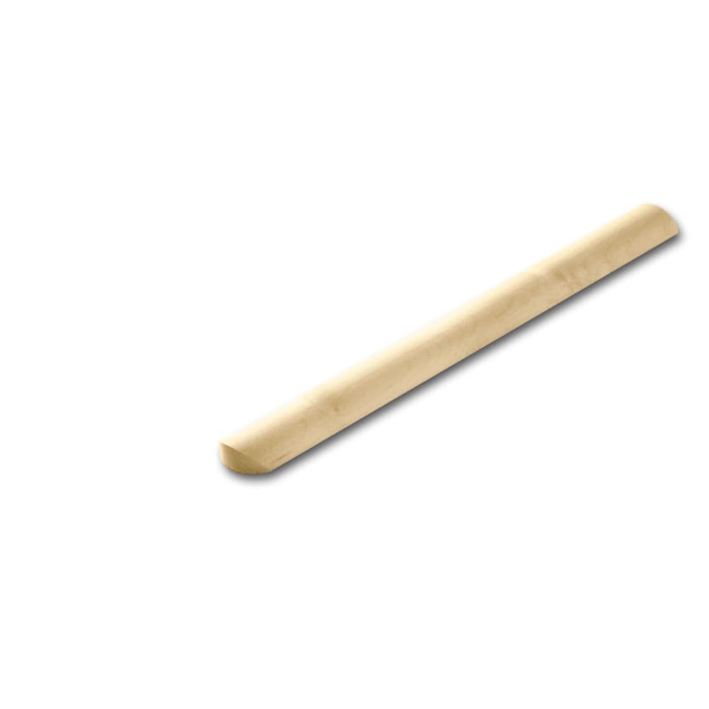 5/8-inch x 1 1/16-inch x 10 1/2-inch Unfinished Maple Bull Nose Cap