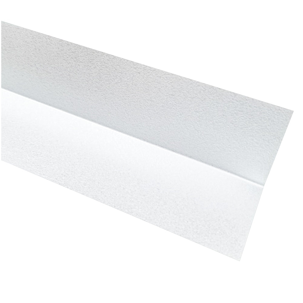 Flashing Angle, 4 inch  x 4 inch  x 10 feet - White Galvanized