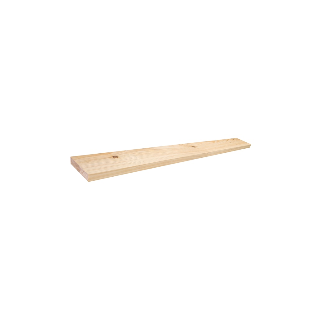 Planche de pin noueux de 1 pouce x 4 pouces x 8 pieds