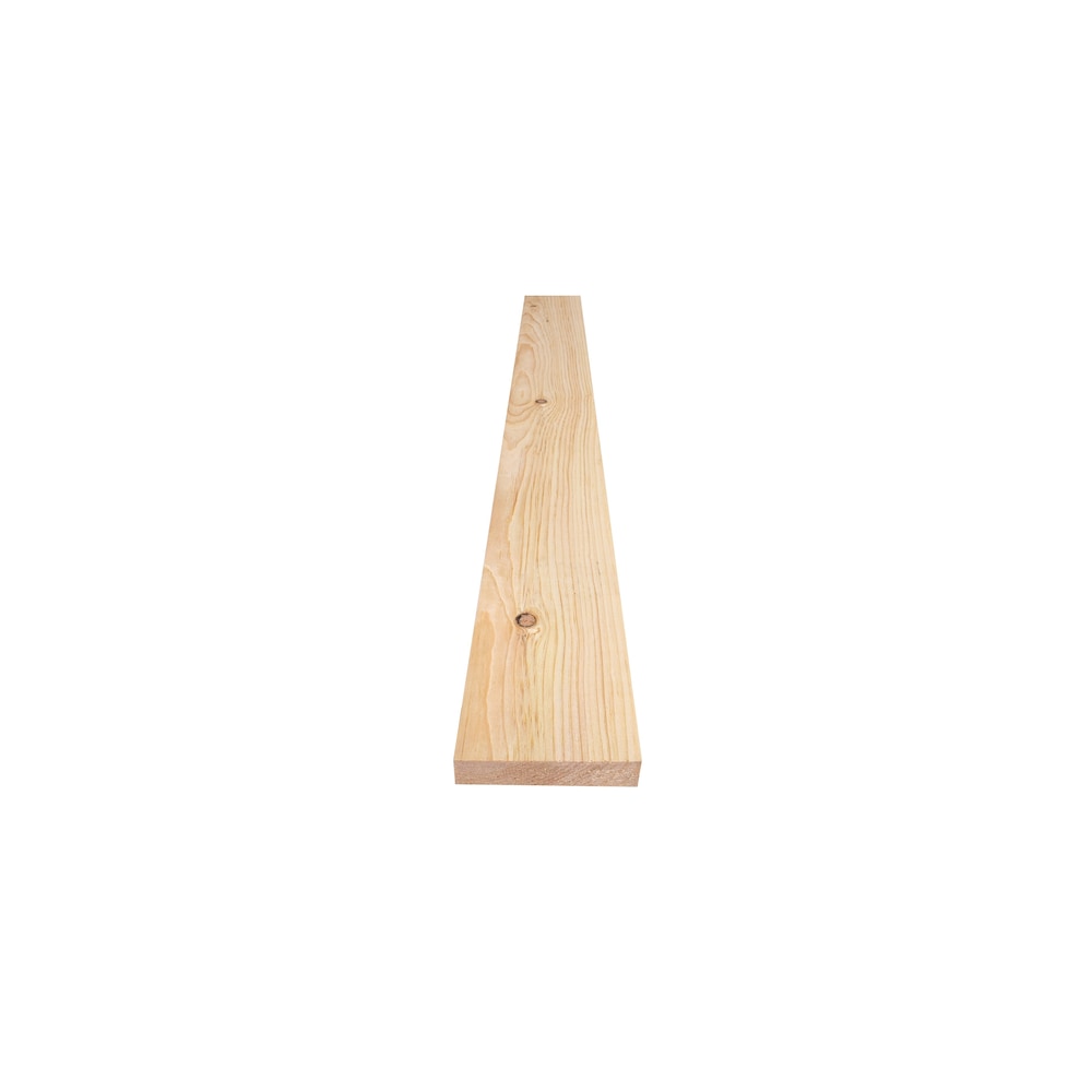 Planche de pin noueux de 1 pouce x 4 pouces x 10 pieds