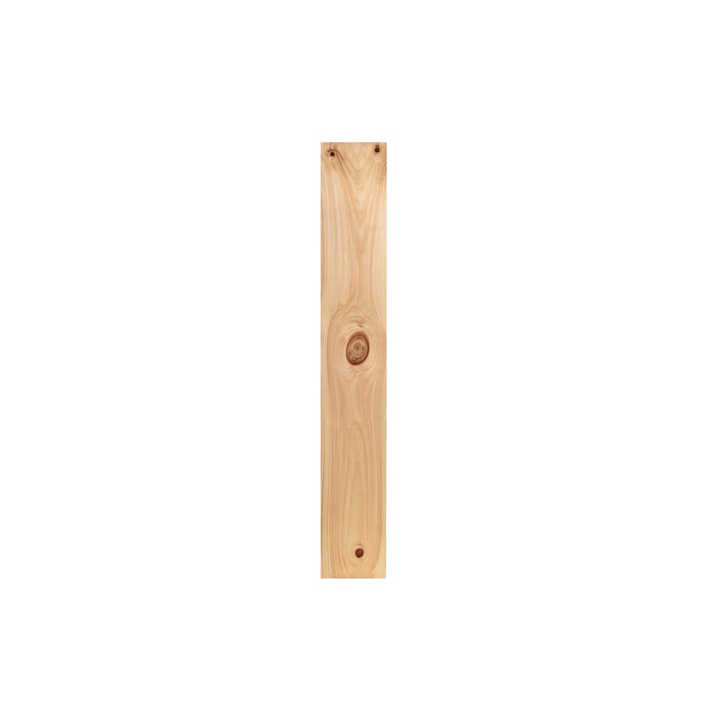 Planche de pin noueux de 1 pouce x 6 pouces x 10 pieds