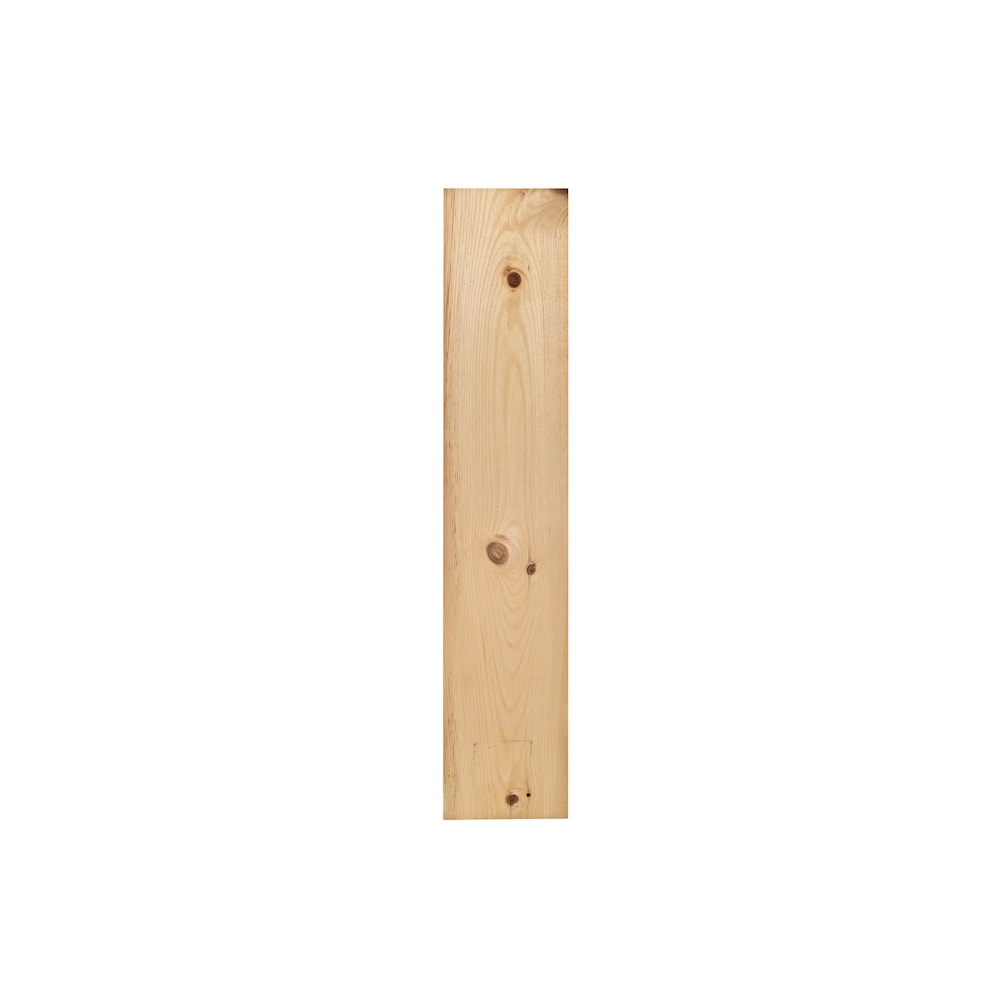 Planche de pin noueux de 1 pouce x 8 pouces x 10 pieds