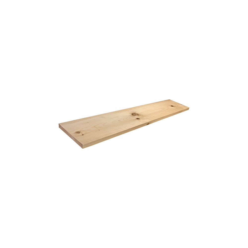 Planche de pin noueux de 1 pouce x 8 pouces x 10 pieds
