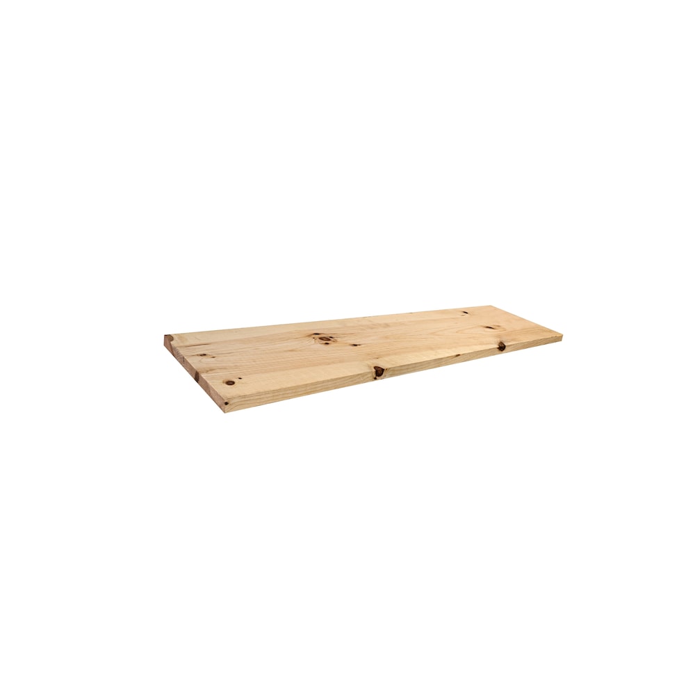 Planche de pin noueux de 1 pouce x 10 pouces x 8 pieds