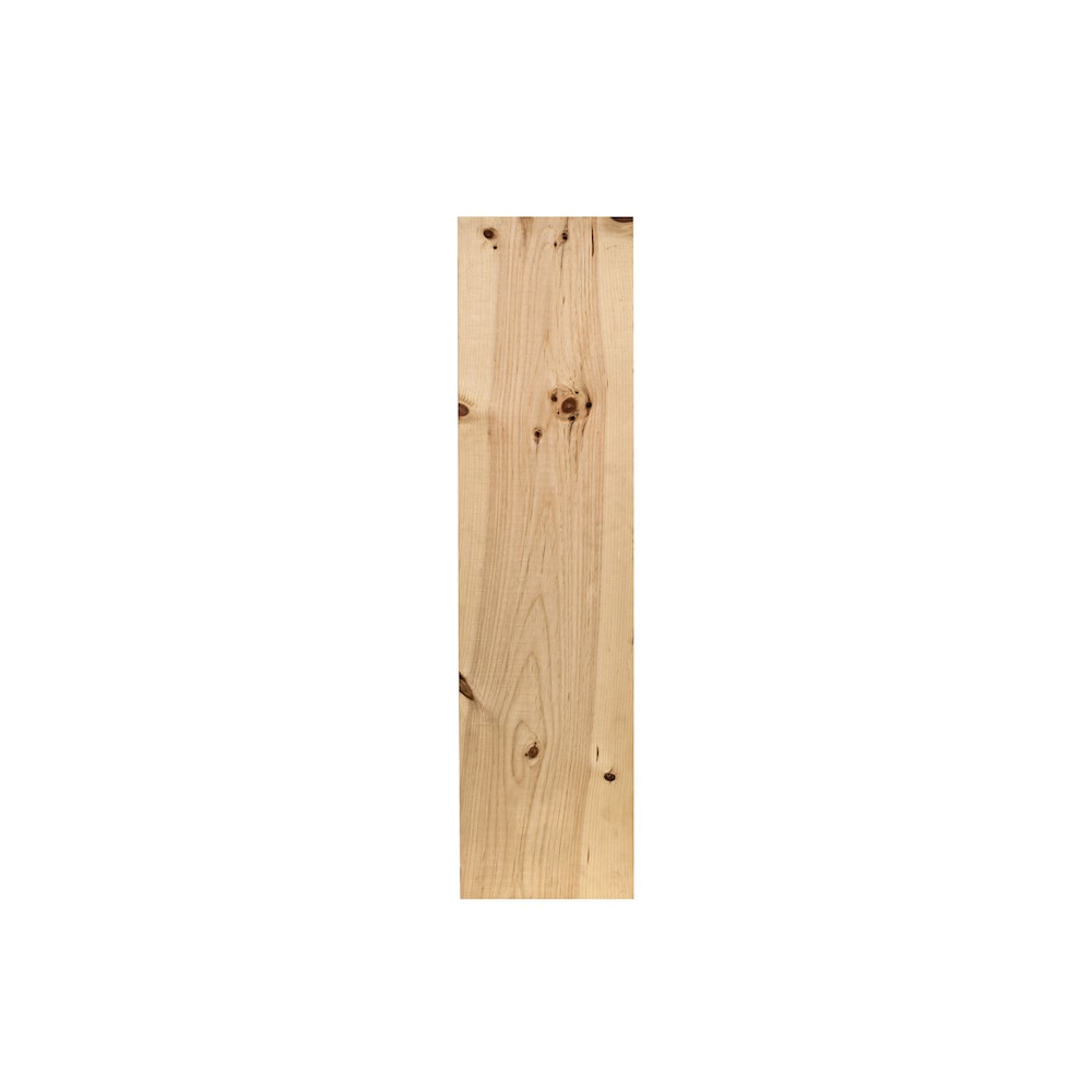 Planche de pin noueux de 1 pouce x 10 pouces x 8 pieds