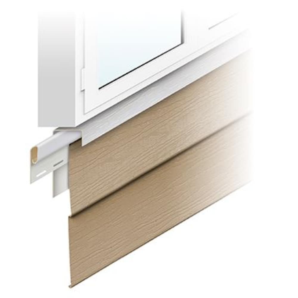 Undersill Trim 120-inch White Exterior Vinyl Siding Accessory (Piece)