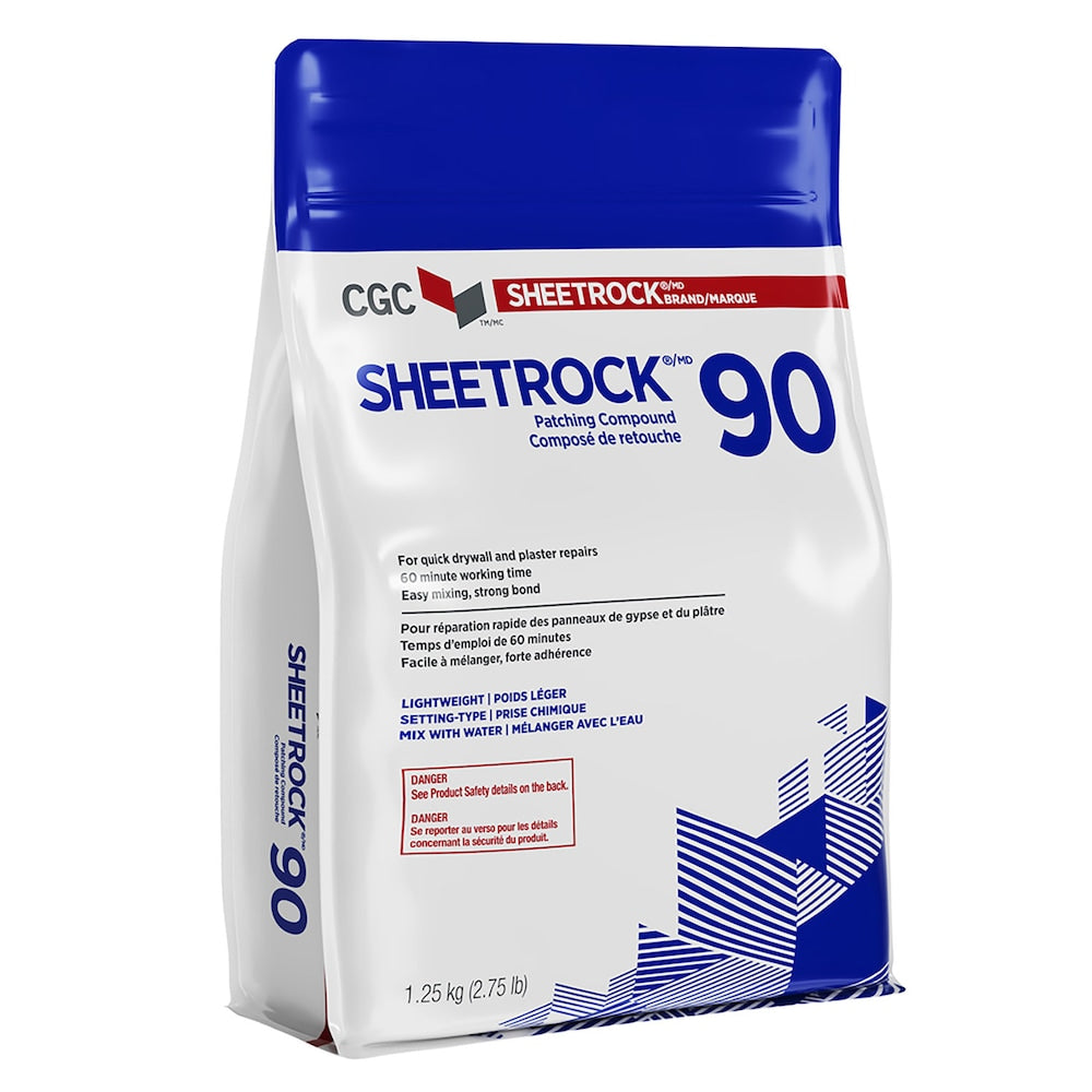 Sheetrock 90, composé à joints de type rapiéçage, sac de 1,25 kg