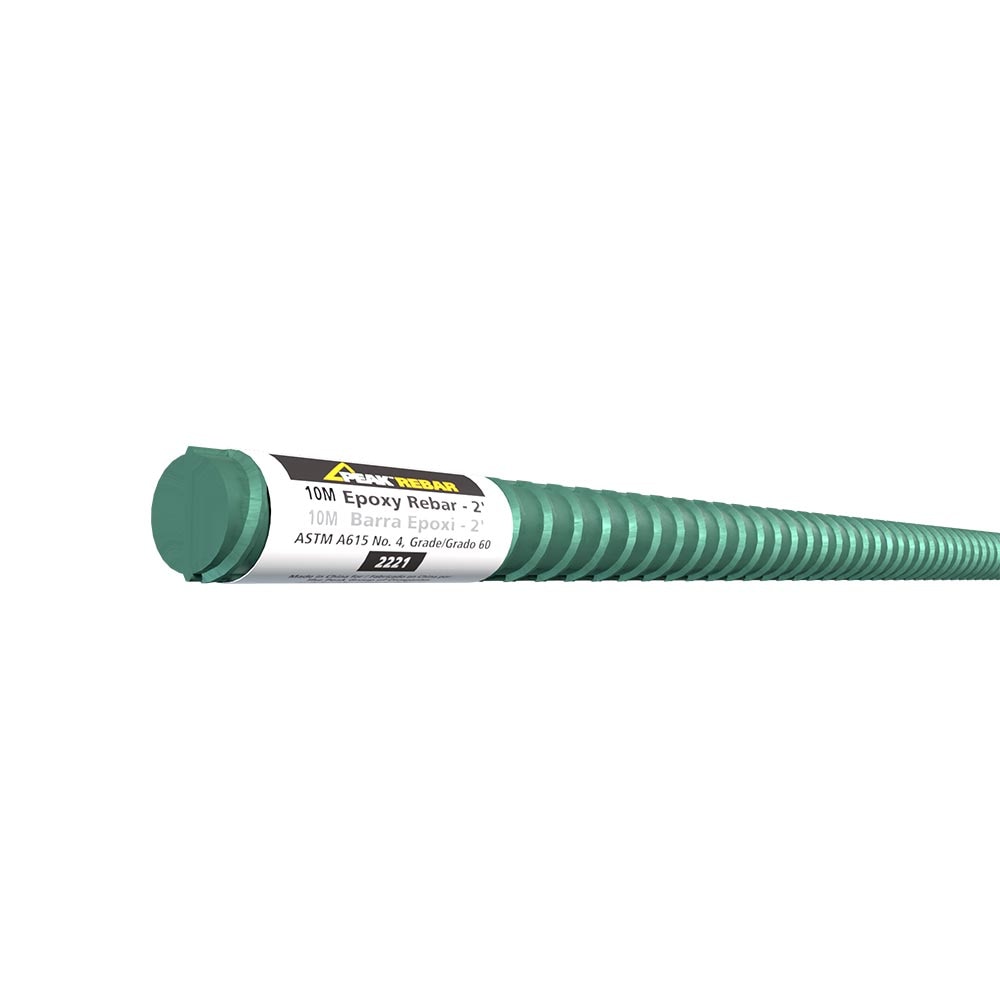 3 ft. 10M Epoxy-Coated Steel Rebar