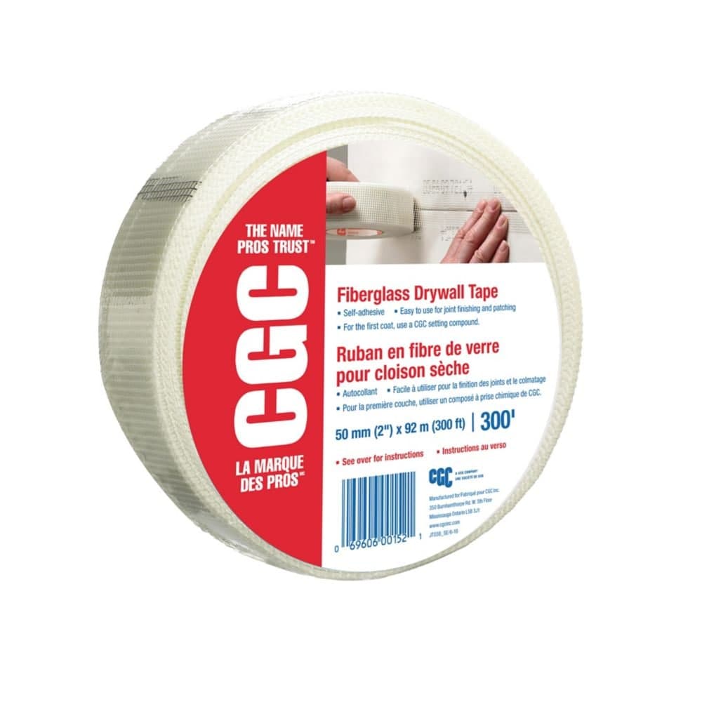 Fiberglass Drywall Tape, 2 in. x 300 Ft. Roll