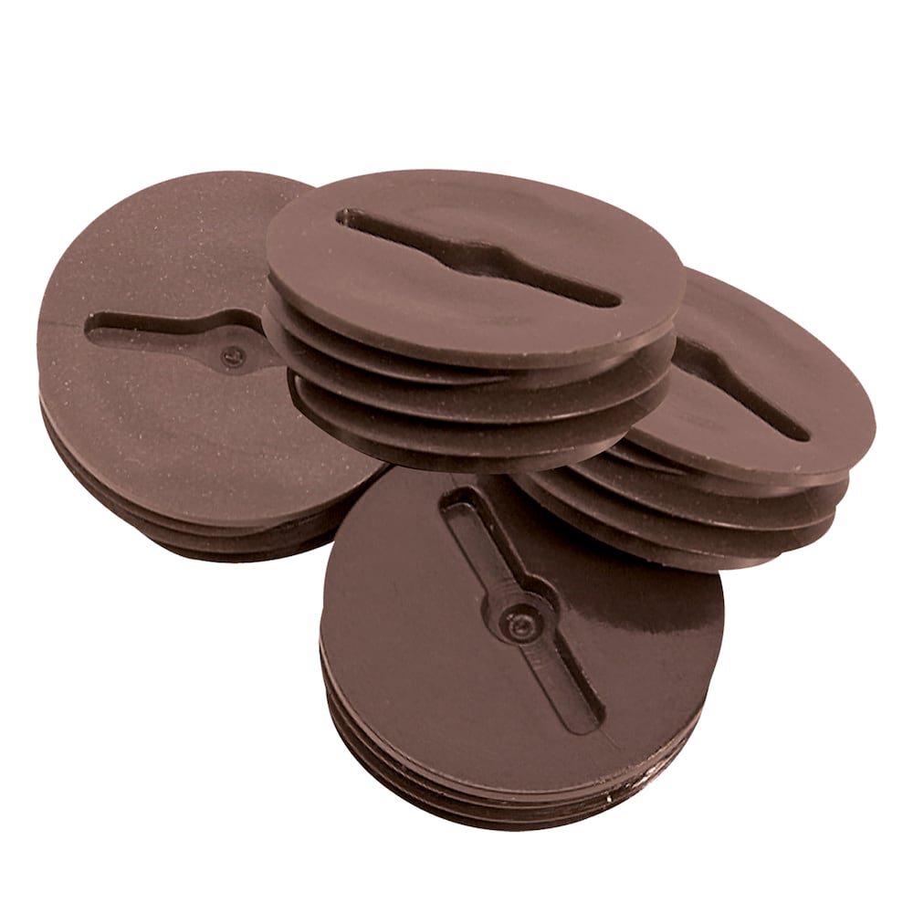 1/2 in. nonmetallic bronze closure plug (Bag of 4 units)