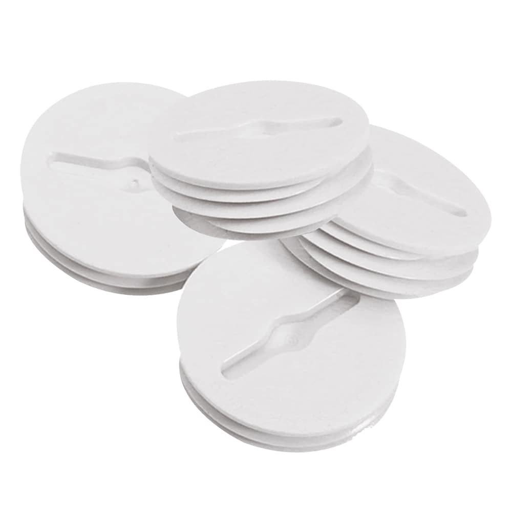 1/2 in. nonmetallic white closure plug (Bag of 4 units)