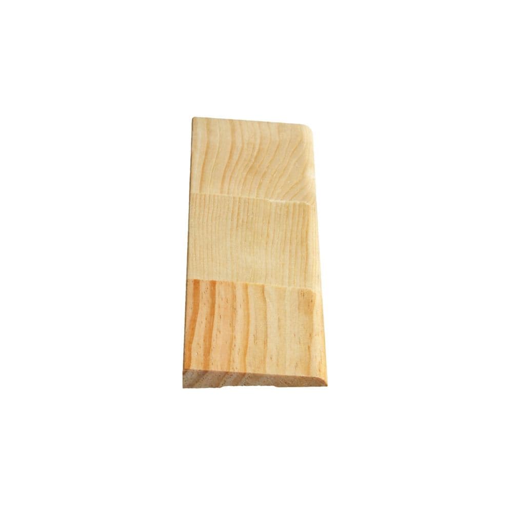 7/16 In. x 2-1/2 In. x 7 Ft. Finger Jointed Pine Bevel Casing