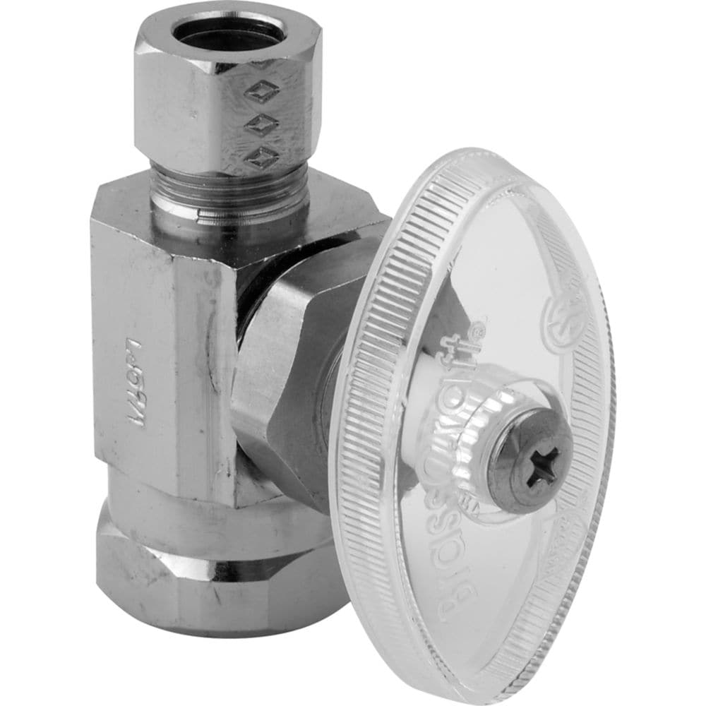 Vanne droite 1/2 pouce filetage femelle pour tuyau en fer x 3/8 pouce de diamètre extérieur compression