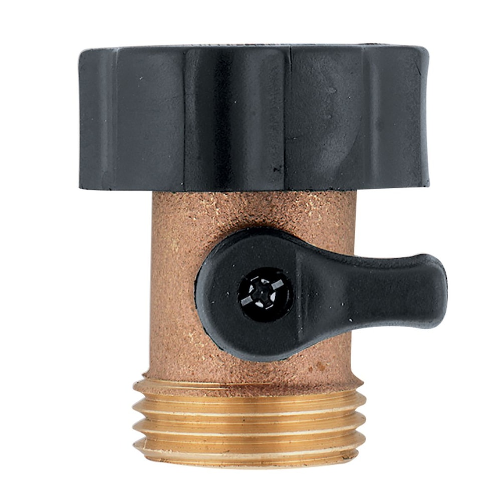 Brass Shut-Off Hose Valve Connector for Watering and Spinkles