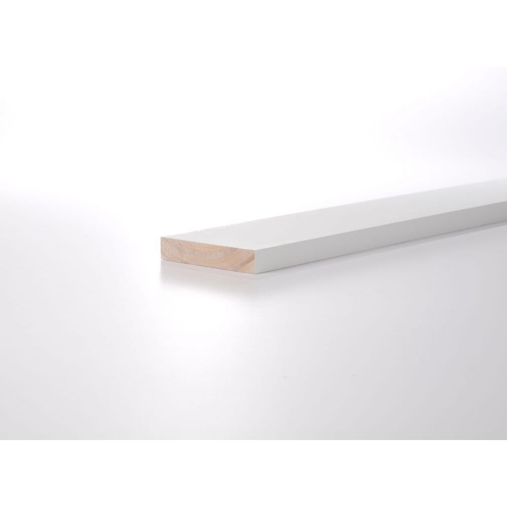 11/16 In. x 3-1/2 In. x 8 Ft. Primed Finger Jointed S4S