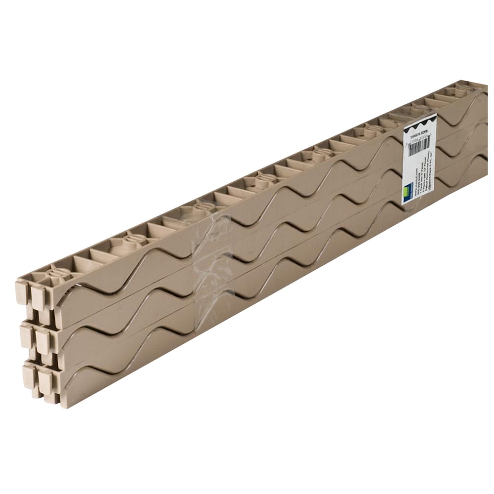 Bandes de fermeture de toit horizontales en plastique de 24 po (paquet de 6)
