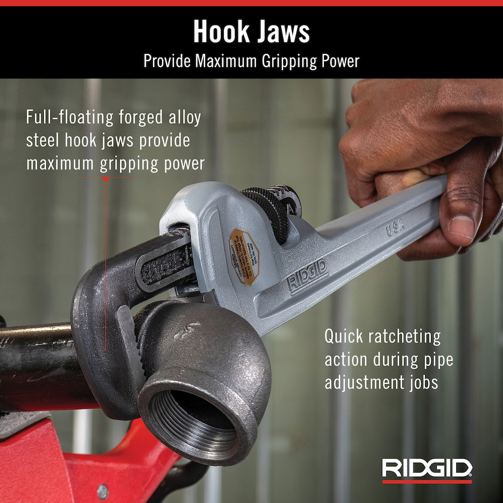 14 In. Aluminum Pipe Wrench