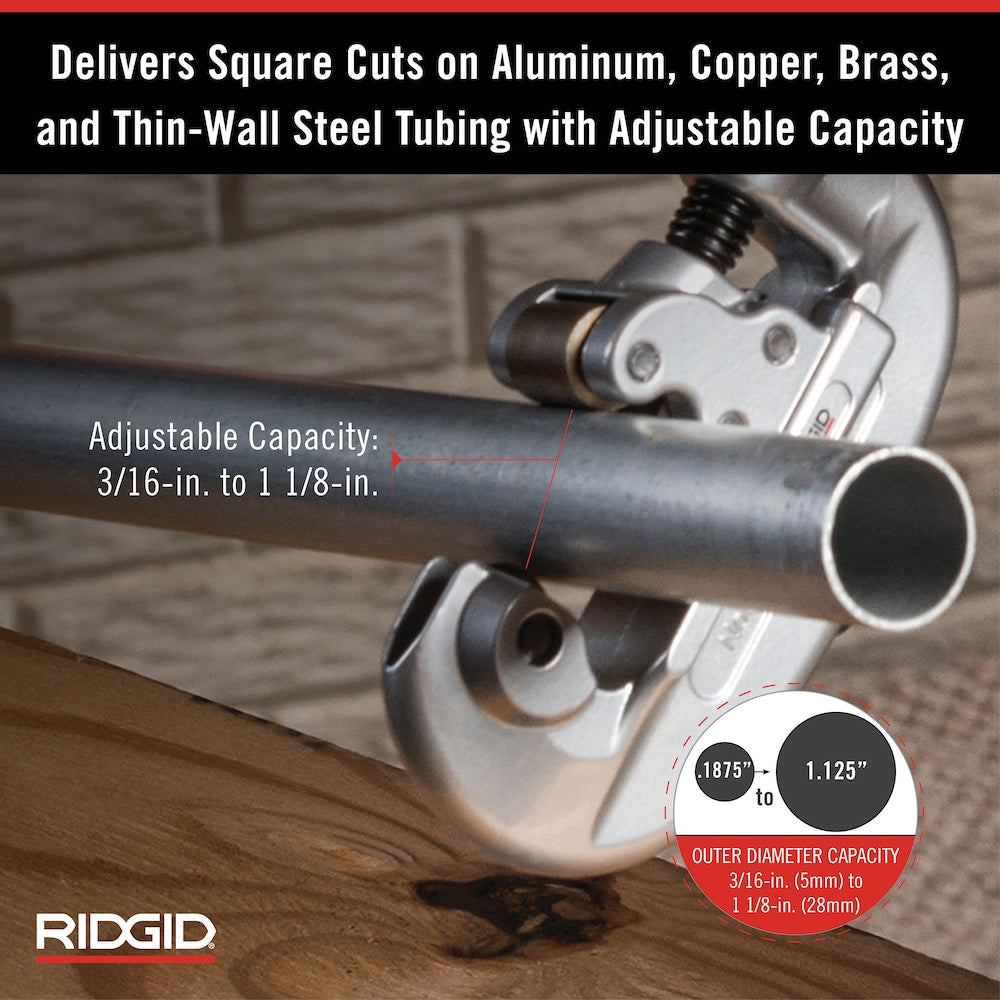 3/16-inch To 1-1/8-inch Model 15 Screw Feed Tubing and Conduit Cutter