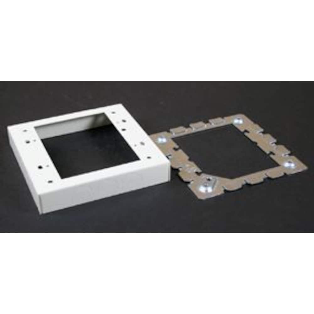 2 Gang Switch & Receptacle Box Ivory