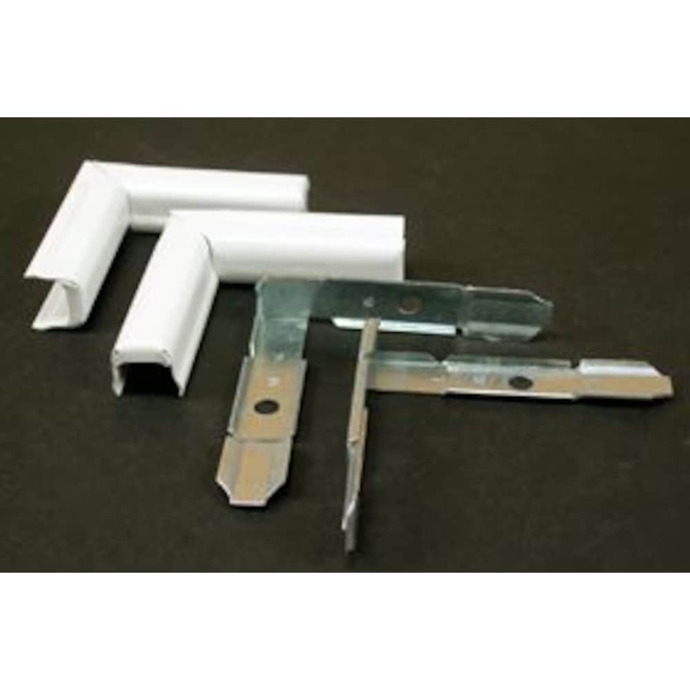 Coude Twist Métal Blanc