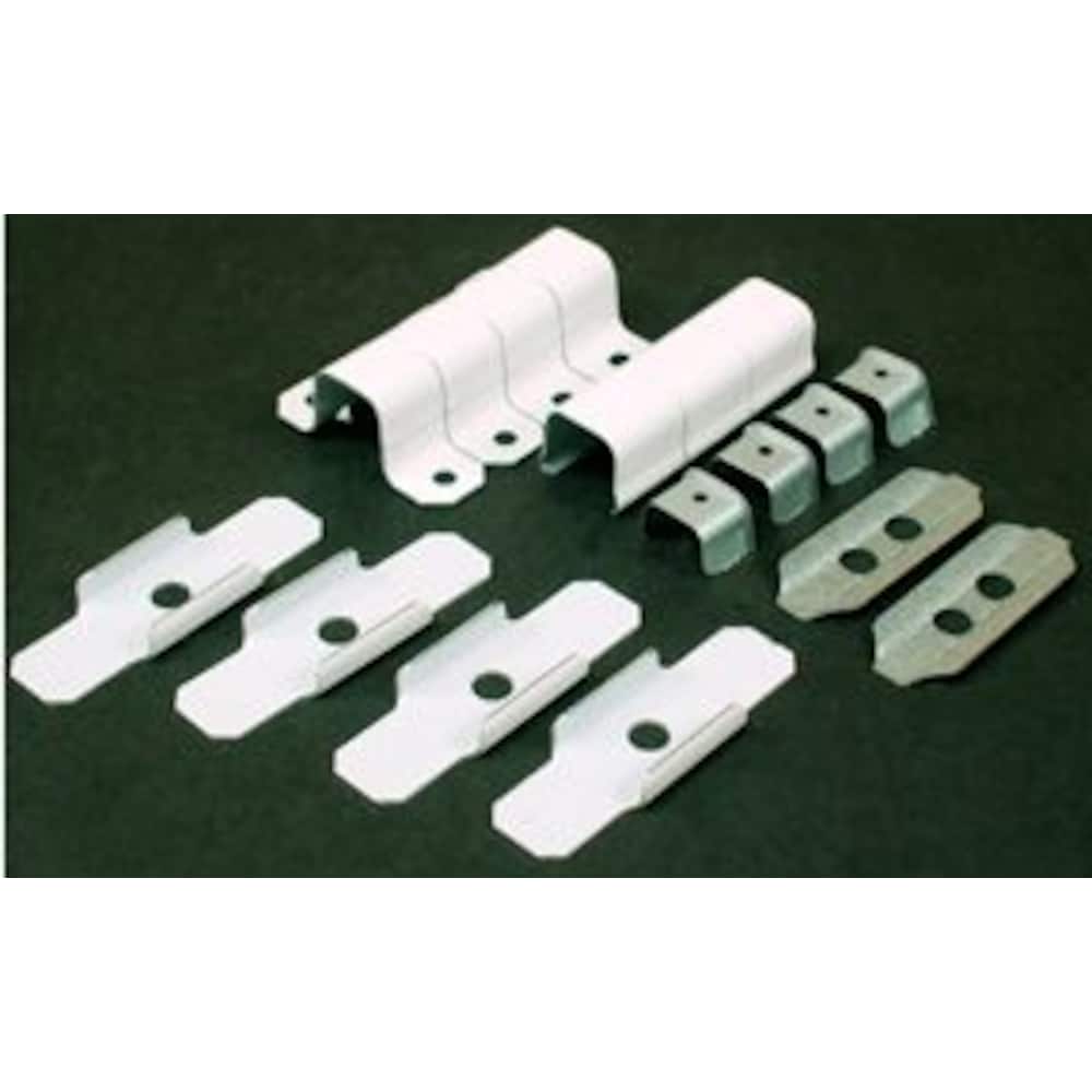 Kit d'accessoires pour chemin de roulement en métal série 700 blanc