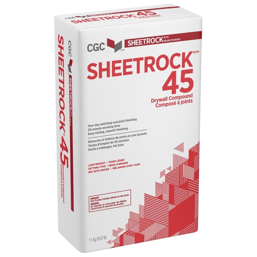 Sheetrock 45, composé à prise pour cloison sèche, sac de 11 kg