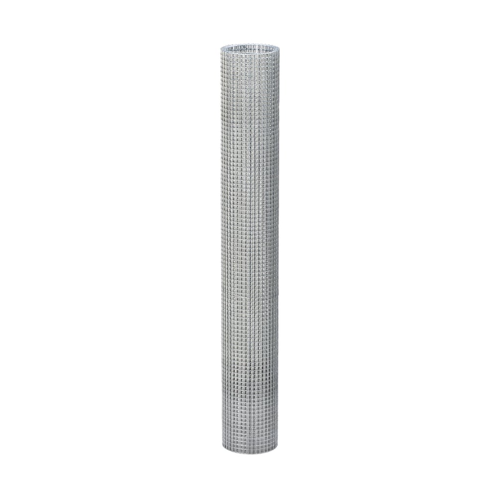 Clôture en treillis d'acier galvanisé soudé de calibre 23 de 5 pi L x 24 po H avec maille de 1/4 po x 1/4 po