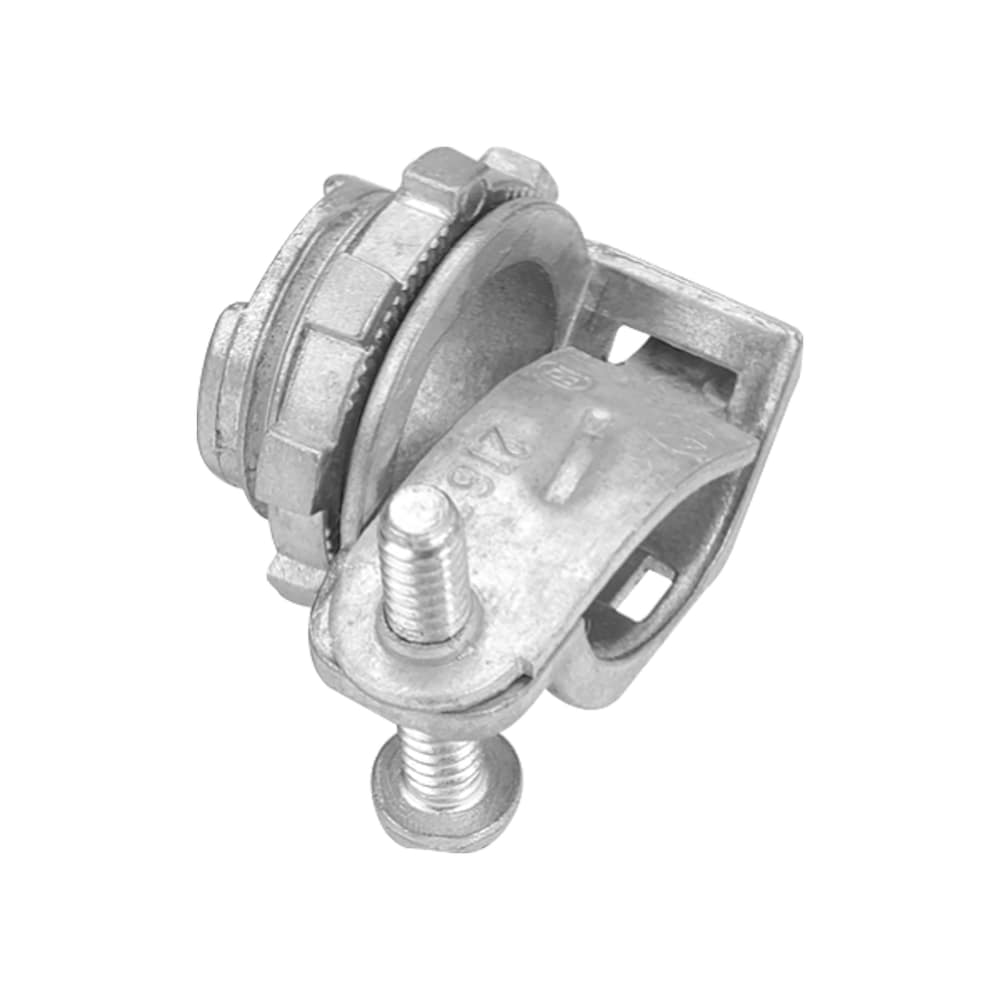 Raccord à une vis en zinc 3/8 po (1/2 po KO) (sac de 2 unités)
