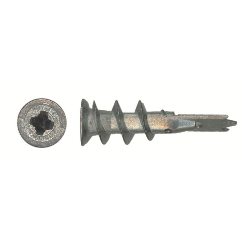 No. 6 Mini Self-Drilling Wall Anchor with Screws (100-Pack)